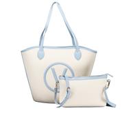 Valentino Bags Shopper Covent L mit herausnehmbarer Tasche Naturale Azzuro