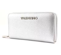 VALENTINO BAGS Portemonnaie mit Label-Detail Modell 'DIVINA' in Silber, Größe 1