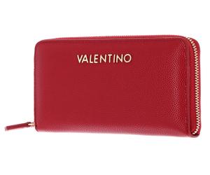 VALENTINO Divina Zip Around Wallet Rosso Scuro