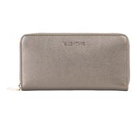 VALENTINO Farn Zip Around Wallet Gun Metal