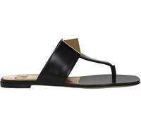 Valentino Garavani Sandalen - Valentino Garavani One Stud Leather Thong Sandals - Gr. 36 (EU) - in Schwarz - für Damen