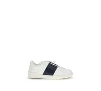 Valentino Garavani schwarze Kalbsleder Bos Taurus Low-Top Sneakers 39,5 EU/IT