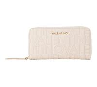 VALENTINO Pansy Zip Around Wallet Ecru