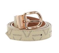Valentino Gürtel Liuto Logo Belt W120 Ecru/Multi/Oro creme kürzbar