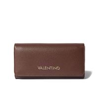 VALENTINO BAGS Portemonnaie mit Label-Schriftzug Modell 'ALEXIA' in Dunkelbraun, Größe 1