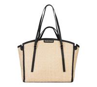 Valentino Handtasche Umhängetasche Demetra Shopping Bag Naturale/Nero schwarz