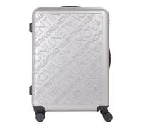 Valentino Bags Mars 4-Rollen Trolley silber, Polycarbonat, 52 x 77 x 30cm