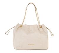 Shopper VALENTINO BAGS "MAXI", Damen, Gr. B/H/T: 39cm x 31,5cm x 15cm, beige, Textil, Taschen Shopper, Damen Handtasche mit modischer Zierkette als Tragegriff (37988047-0) beige