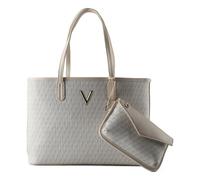 Valentino Shopper Schultertasche Queen Re Shopping Bag Ecru/Multi beige