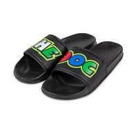 Valentino Rossi Badeschlappen "The Doc" - schwarz 39-40