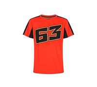 Valentino Rossi Herren Badezimmer 63 T-Shirt, Rot, S EU