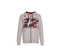 Valentino Rossi Herren Maverick Vinales Sweatshirt Mit Reißverschluss., Grau, XXL EU
