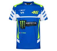 Valentino Rossi Monster Energy T-Shirt "WRT" mit Backprint M