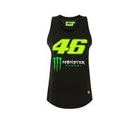 Valentino Rossi Muskelshirt Monster Energy,Frau,XL,Schwarz
