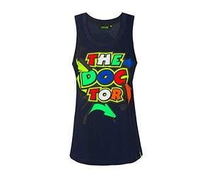 Valentino Rossi Muskelshirt Sun And Moon,Frau,XS,Blau
