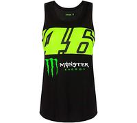 Valentino Rossi Offizielles VR46 Monza Monster Energy Offizielles MotoGP Tank Top - Schwarz - S.