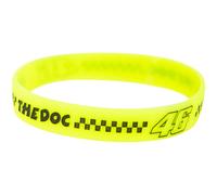 Valentino Rossi Silikon Armband von VR46 mit The Doc in gelb