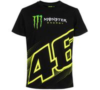 Valentino Rossi T-Shirt VR46 Monster DUAL,Man,Black,XXL
