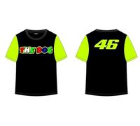 Valentino Rossi T-Shirt VR46 Fan,Kind,8/9,Schwarz