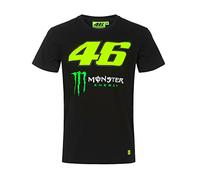 Valentino Rossi T-Shirts Monster Energy,Mann,L,Schwarz