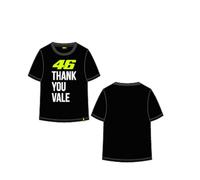 Valentino Rossi T-Shirts Thank You Vale,Junge,1/3,Schwarz