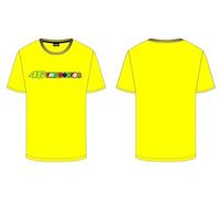 Valentino Rossi Unisex Vr46 Fan T-Shirt, gelb, XL