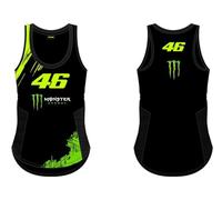 Valentino Rossi Unisex Vr46 Monster Dual Line Tanktop, Schwarz, S