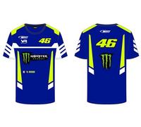 Valentino Rossi Unisex Vr46 Wrt Line T-Shirt, blau, XXL