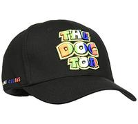 Valentino Rossi Vr46 Classic-Stripes Cap, Herren, Schwarz, Einheitsgröße