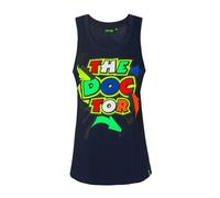 Valentino Rossi VR46 The Doctor Street Art Offizielles MotoGP Frau Tanktop - Blau - S.