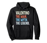 Valentino The Legend Name Personalisierte Niedliche Idee Herren Vintage Pullover Hoodie