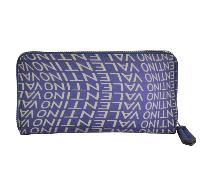 VALENTINO - Valentino Bags Portemonnaie Samosa, Blau-Grau