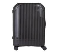 VALENTINO Wood Carry On Suitcase M Nero
