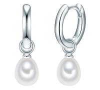 Valero Pearls, Creolen in silber, Schmuck für Damen Gr. OneSize