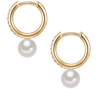 Valero Pearls Damen Creolen gold, Größe One Size, 4874139 Gold One Size
