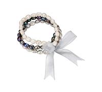 Valero Pearls Armband Set Damen weiß, ONE SIZE