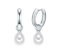 Valero Pearls, Creolen in silber, Schmuck für Damen Gr. OneSize
