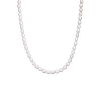 Kette Süßwasser-Zuchtperlen weiß