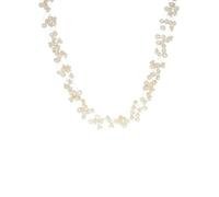 Valero Pearls Damen-Kette Hochwertige Süßwasser-Zuchtperlen 4-6 mm Barock weiß 925 Sterling Silber - Perlenkette Halskette mit echten Perlen