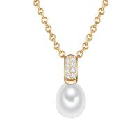 Valero Pearls Damen Kette perlweiß / gold / transparent, Größe One Size, 4558329 Perlweiß / Gold / Transparent One Size
