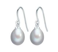 Ohrhänger Sterling Silber Süßwasser-Zuchtperlengrau