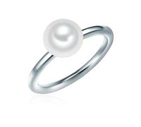 Valero Pearls Damen Silberring silber / perlweiß, Größe 58, 4296593 Silber / Perlweiß 58