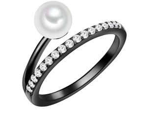 Valero Pearls Damenring 925er Silber, Perle 60 Damen