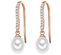 Valero Pearls Ohrhänger 925er Silber roségold Damen