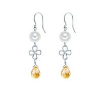 Valero Pearls Ohrhänger Damen silber, ONE SIZE