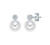 Valero Pearls Ohrringe Damen silber, ONE SIZE