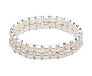 Valero Pearls Ohrstecker Sterling Silber Süßwasser-Zuchtperle in 19,0 cm Damen