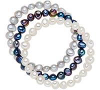 Valero Pearls Ohrstecker Süßwasser-Zuchtperle in Multicolor One Size Damen