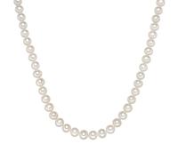 Valero Pearls Perlen-Kette aus Sterling Silber in silber mit Süßwasser-Zuchtperle 45 cm Damen