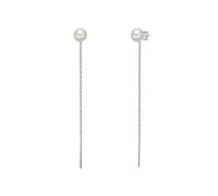 Valero Pearls Damen Ohrhänger aus 925/- Sterling Silber mit Süßwasser-Zuchtperlen ca. 7,0-7,5 mm